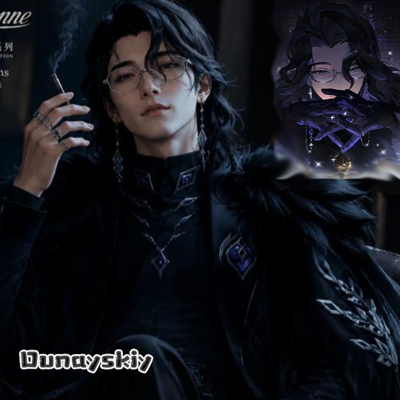 Men Accessories Style - Disfraz de Cosplay de Genshin Impact