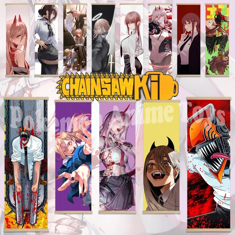 Quality Men'S Accessories - Póster de Anime Chainsaw Man, pintura