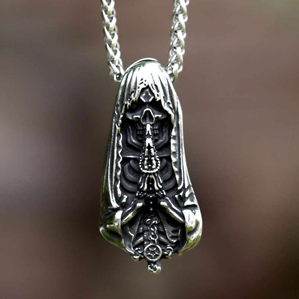 Men Accessories Guide - Collar con colgante de calavera de