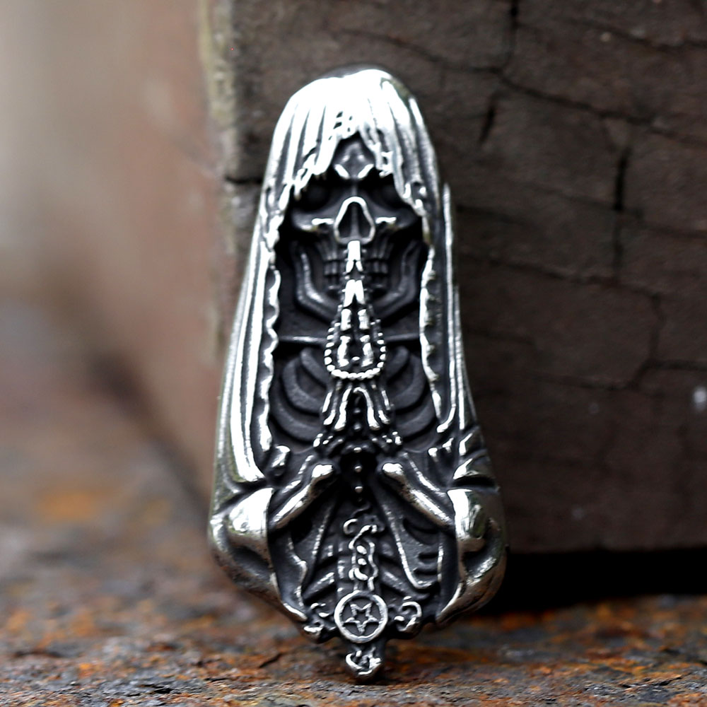 Men Accessories Guide - Collar con colgante de calavera de