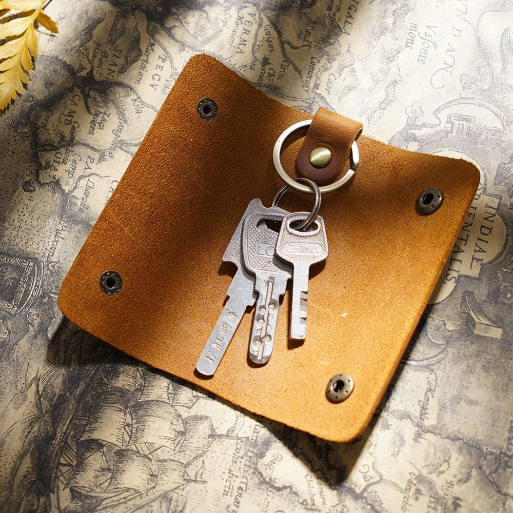 Mini bolso para llaves de cuer - Men'S Minimalist Accessories reseña y precio