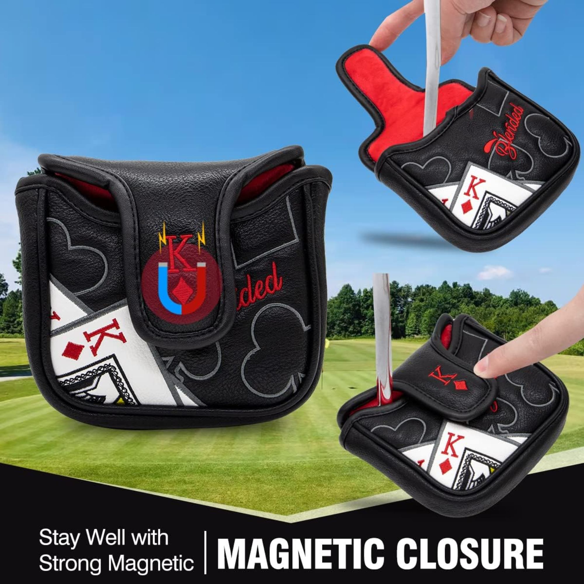 Mazo bordado King Of Hearts co - Men Accessories Style reseña y precio