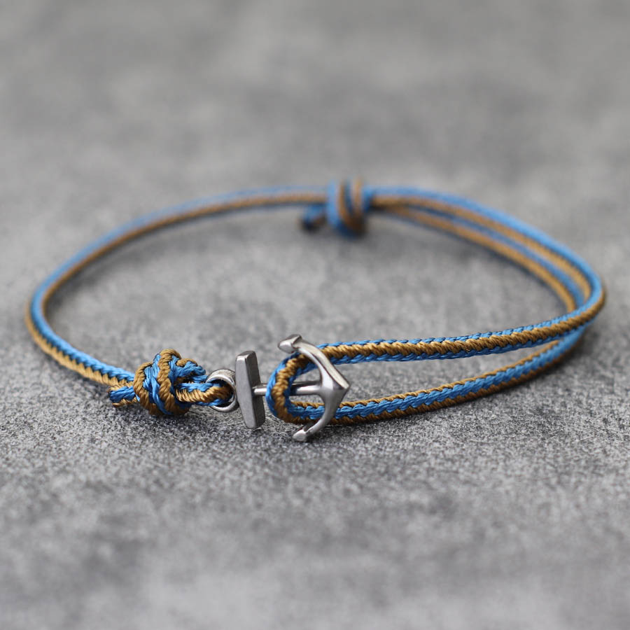 Pulsera de cuerda fina con anc - Men'S Minimalist Accessories reseña y precio