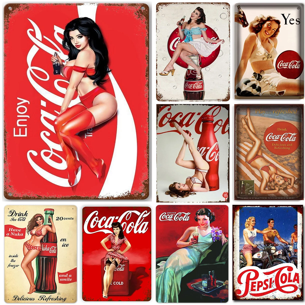 Letrero Metálico Retro de Soda - Men Accessories Brooch reseña y precio