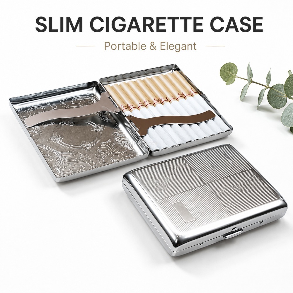 Caja de Cigarrillos de Acero I - Men Accessories Usa reseña y precio