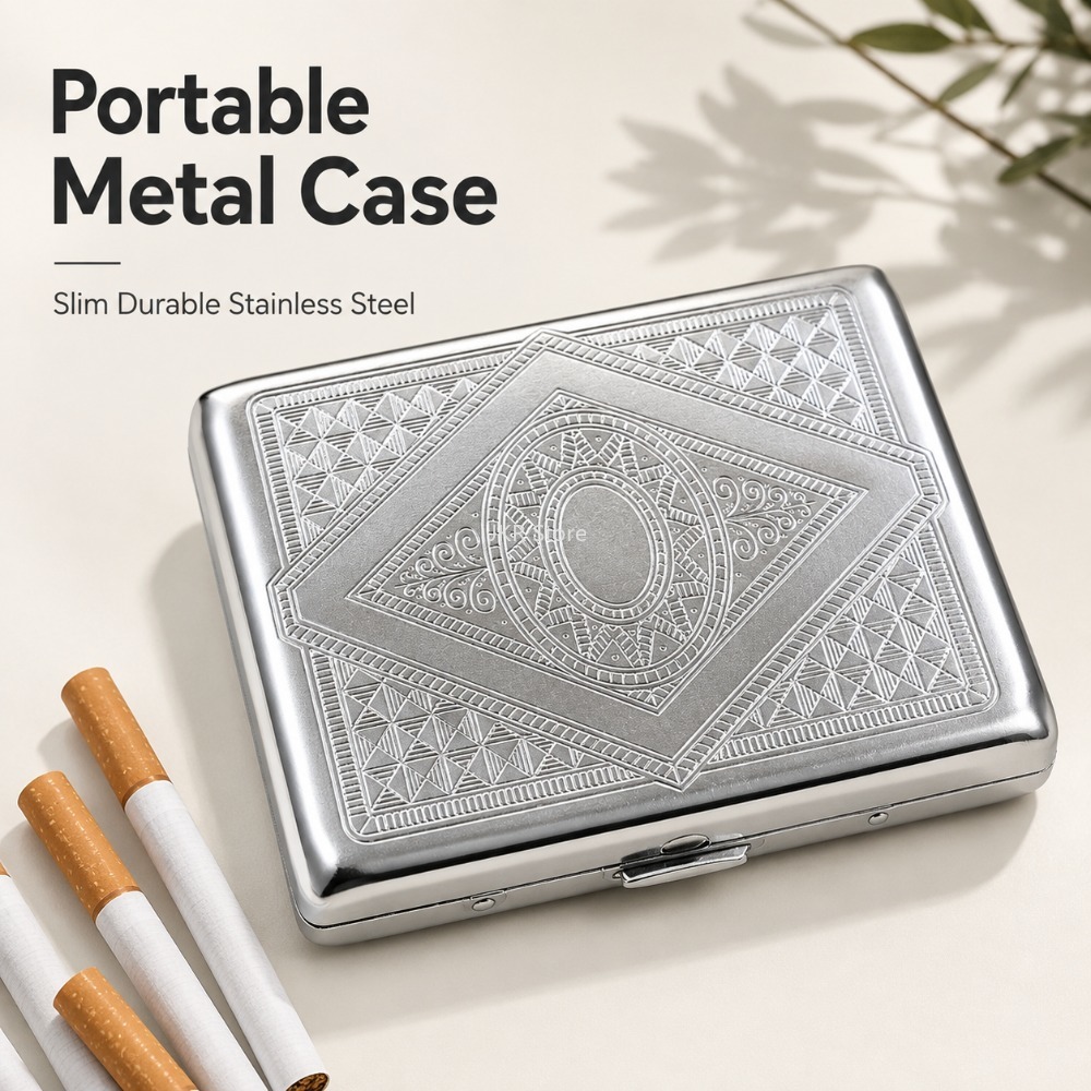 Caja de Cigarrillos de Acero I - Men Accessories Usa reseña y precio
