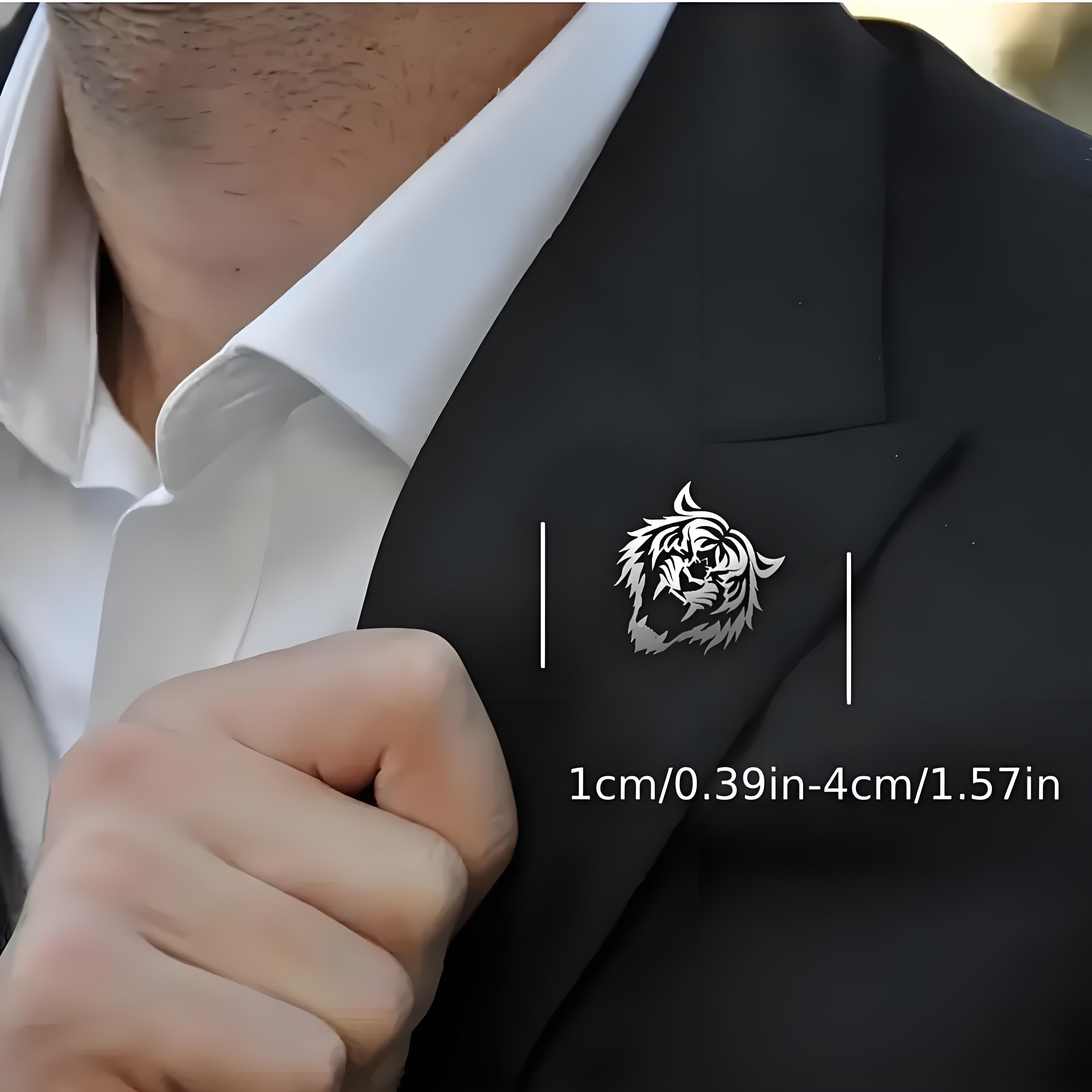 Pin de solapa con cabeza de ti - Men Accessories Brooch reseña y precio