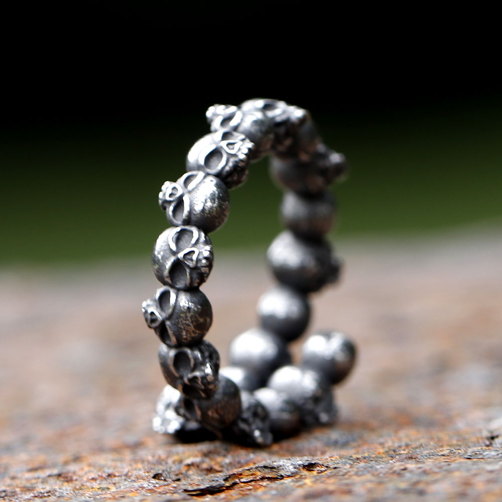 Anillos de calavera de acero g - Men Accessories Guide reseña y precio