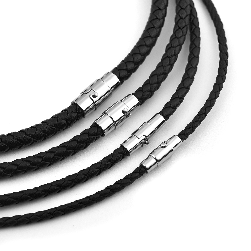 Collar de cuero de 45/50/60 cm - Men Accessories Style reseña y precio